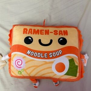 Ramen-San Noodle Soup Plush Pillow